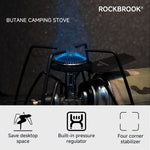 Load image into Gallery viewer, Portable gas butane camping stove for camper-SV1031-ROCKBROOK