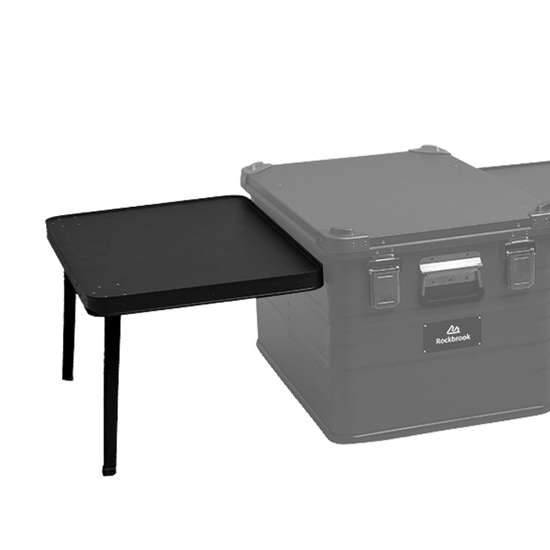 Aluminum Side Table with Stand Bar (For 84L Box) - ROCKBROOK