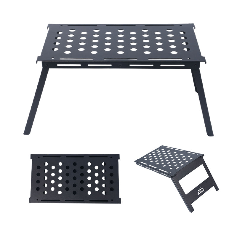 ROCKBROOK BLACK Aluminium Side Table (For 30L 50L Box) - ROCKBROOK