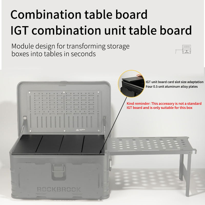 ROCKBROOK Camping Storage Box Table Pro 50L - BX1024 - ROCKBROOK
