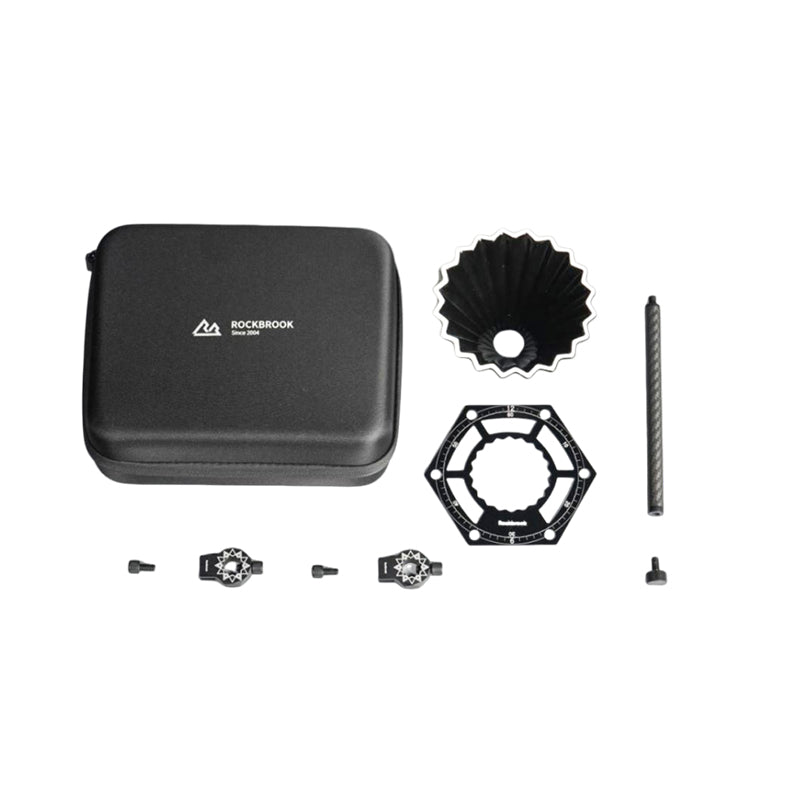 ROCKBROOK Carbon Fiber Coffee Set Black - PD0024 - ROCKBROOK