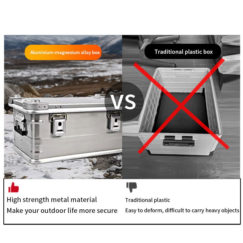 ROCKBROOK Outdoor Storage Box Classic Silver - BX1003 - ROCKBROOK