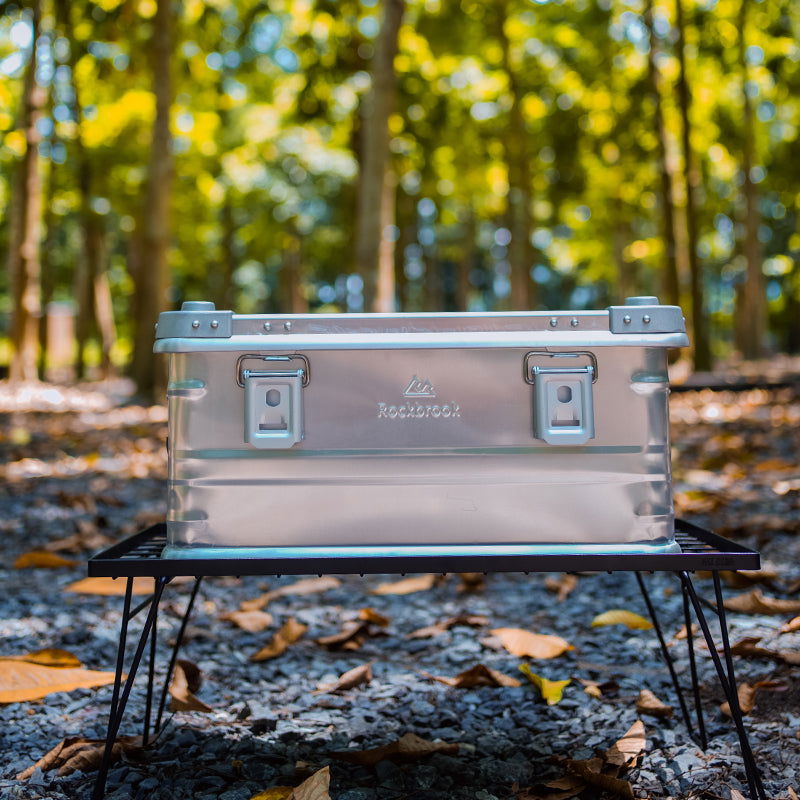 ROCKBROOK Outdoor Storage Box Classic Silver - BX1003 - ROCKBROOK