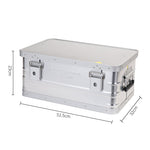 Load image into Gallery viewer, ROCKBROOK Outdoor Storage Boxes Flat Top Box Silver - BX1015 - ROCKBROOK