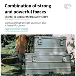 Load image into Gallery viewer, ROCKBROOK Outdoor Storage Boxes Flat Top Box Silver - BX1015 - ROCKBROOK