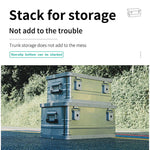 Load image into Gallery viewer, ROCKBROOK Outdoor Storage Boxes Flat Top Box Silver - BX1015 - ROCKBROOK