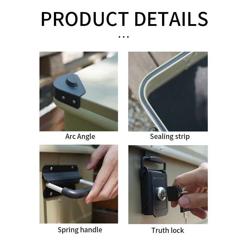 ROCKBROOK Storage Box Ooutdoor Matte black - BX1003 - ROCKBROOK