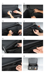 Load image into Gallery viewer, ROCKBROOK Built-in Nylon Mesh Pocket With Velcro Black (For 30L 50L)   - BX100 - ROCKBROOK
