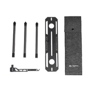 ROCKBROOK Carbon Fiber Lamp Holder Storage Rack Set Black - PD0024 - ROCKBROOK